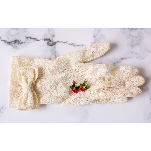 【CP送料込】【今だけ旧価格・ラス1!】【イヤリング】「ラズベリー / イヤリング / Palnart Poc」真っ赤な果実のイヤリング【残り僅か!】