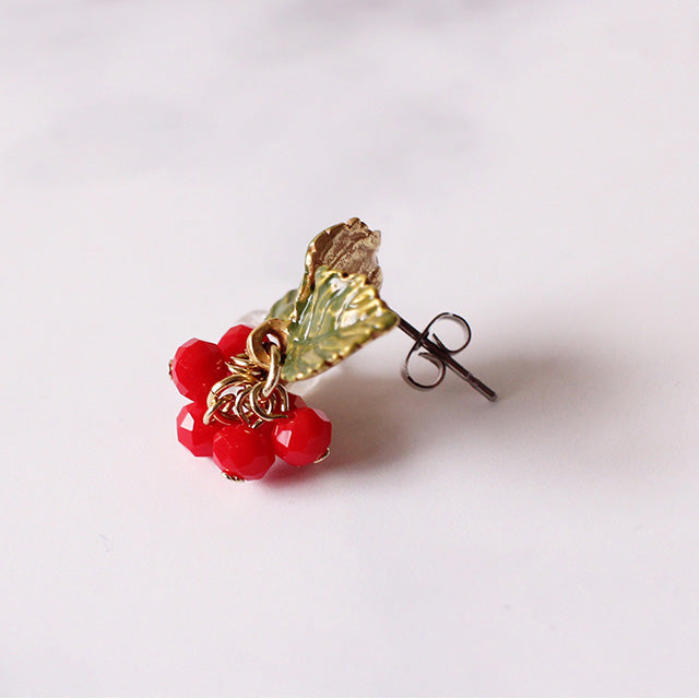 【CP送料込】【今だけ旧価格・ラス1!】【ピアス】「ラズベリー / ピアス / Palnart Poc」真っ赤な果実のピアス【残り僅か!】
