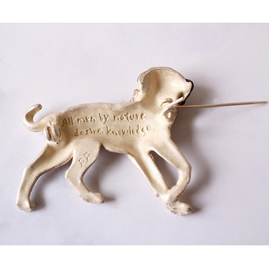 【ラス2!】【旧価格・CP送料込】「ダルメシアンブローチ / Palnart Poc」クラシカルな犬のブローチ【生産終了・在庫限り】